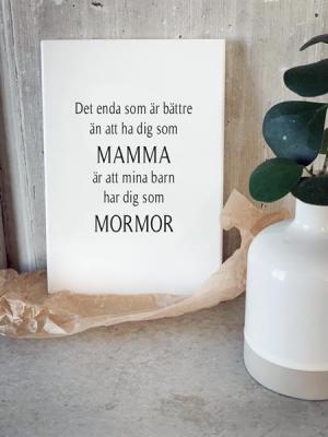 Tavla "Mamma och Mormor"