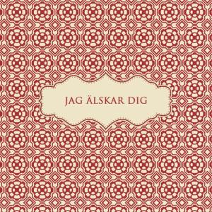 Kort "Jag älskar dig"