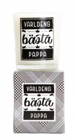 Budskapsljus Pappa - Klinta