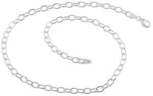 Silverhalsband 42cm